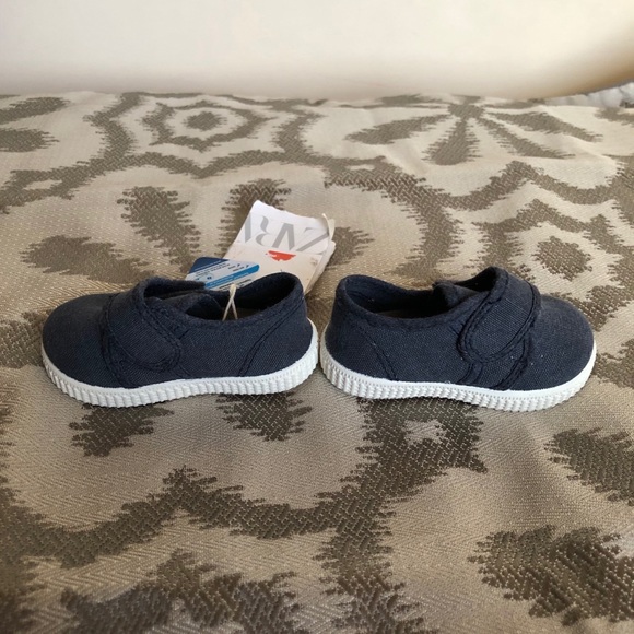 ZARA MINI BABY BLUE SNEAKERS Sz 1-1.5/3-6MONTH - Picture 7 of 11